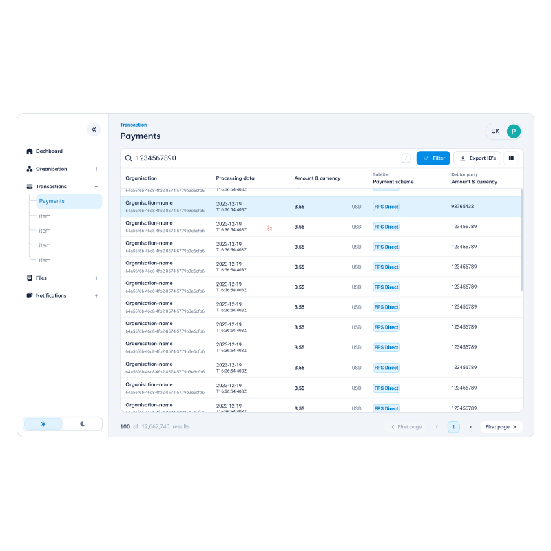 Admin UI — Navigation redesign